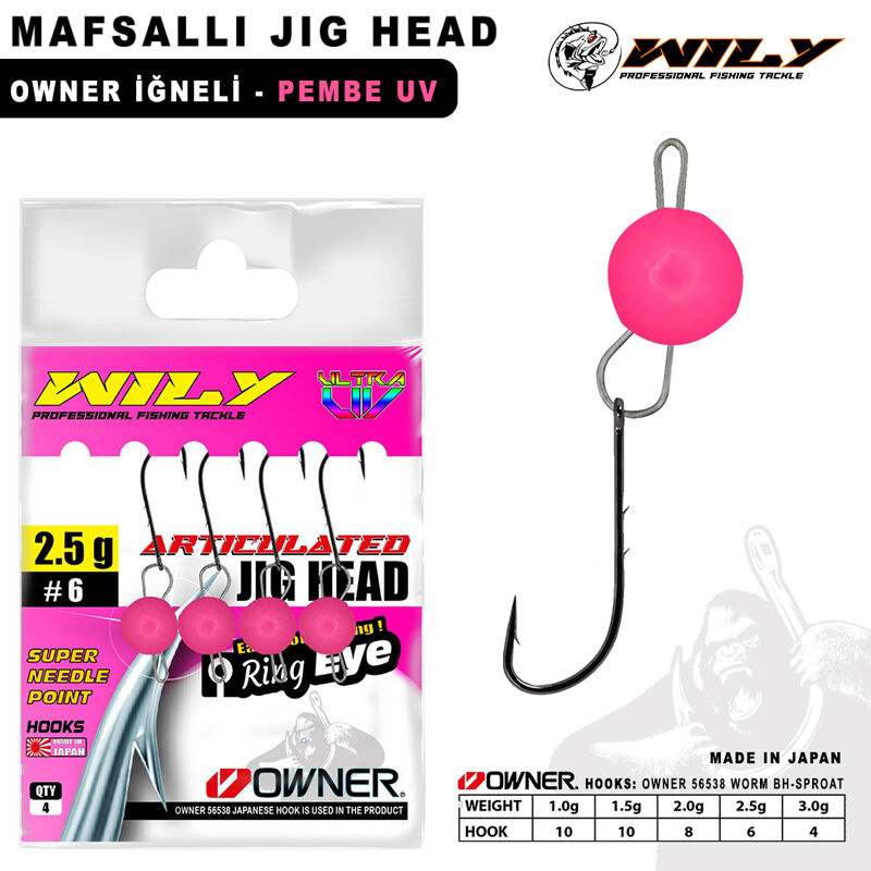 Wily%20Jig%20Head%20Mafsallı%20Owner%20İğneli%20-%20Pembe